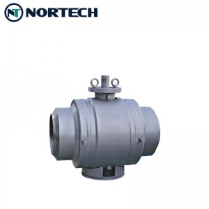 Fully Welded Body Pipeline Trunnion Mounted Ball Valve for Natural Gas Transmission and Distribution China Manufacture