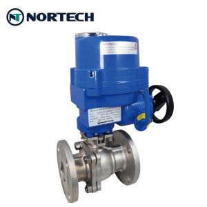 Stainless Steel Pneumatic Actuator Flanged Floating Ball Valve Factory  price China Manufacture