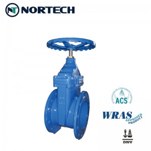 Non-Rising Stem Resilient Seated Gate Valve DIN3352-F4 China factory