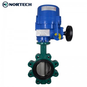 Factory price DN50-DN2000 Worm gear rubber-lined butterfly valve for sale