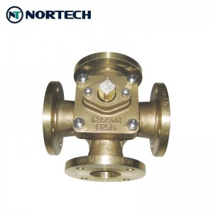 High Quality Wholesale Industrial T type plug valve 3 way plug valve China factory supplier Manufacturer