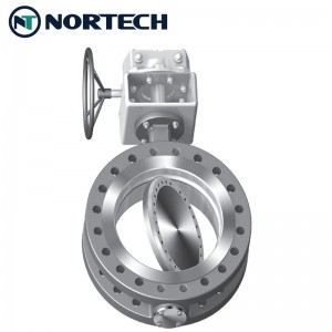 High Quality Double Flange Metal Seat Triple Eccentric Butterfly Valve China Manufacture