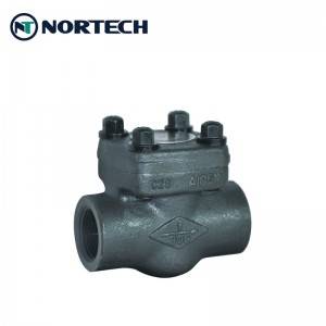 High Quality Industrial forged steel piston check valve China factory supplier Manufacturer
