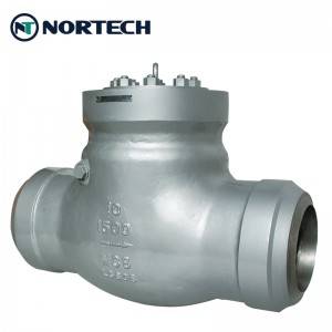 High Quality Industrial pressure sealed bonnet check valve China factory supplier Manufacturer
