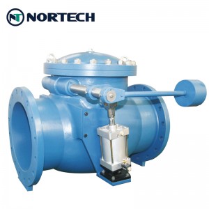 Air cushioned cylinder Swing Check Valve