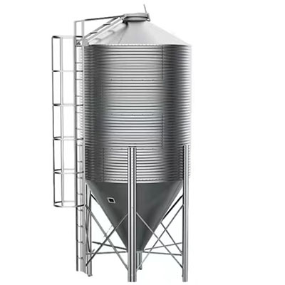 Cage Chicken Farm Factory Exporters –  Galvanized tower for feed for pig farm  – North Husbandry