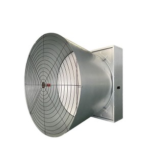 Double door ventilation cone fan exhaust fan