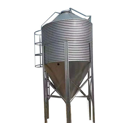 Poultry Chicken Cage Factories Exporter –  Galvanized Sheet Material Feed Tower  – North Husbandry