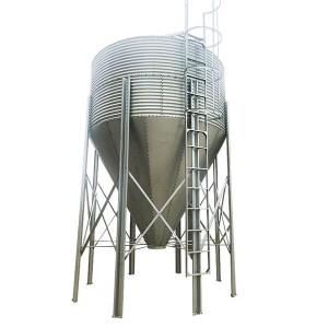 Customizable capacity of hot dip galvanized poultry feed tower