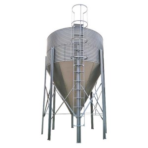 Pig house and chicken house feed storage tower silo equipment