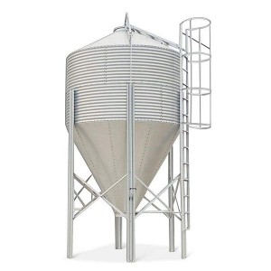 Cheap high quality piggery feed tower hot dip galvanized tower