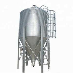 Galvanized Steel Plate Poultry Grain Storage Bin