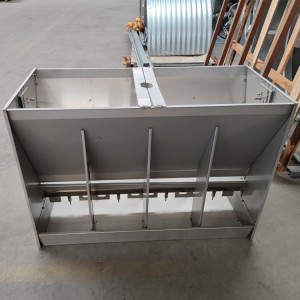 Double Sides Dry Feeding Trough Livestock Equipment Automatic Chain Pig Feeding System For Pig Farm House
