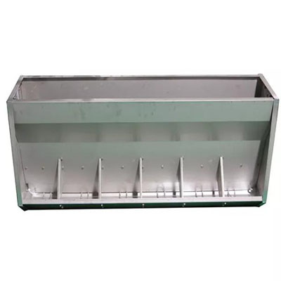 High Tech Hen Cage Factory Exporters –  Stainless steel feeding trough for nursery pig  – North Husbandry