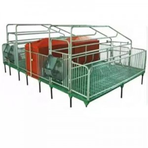 Durable stainless steel sow gestation box
