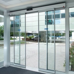 Aluminum Alloy Automatic Sliding Door System 2/3/4 Panel Used Exterior Doors For Sale