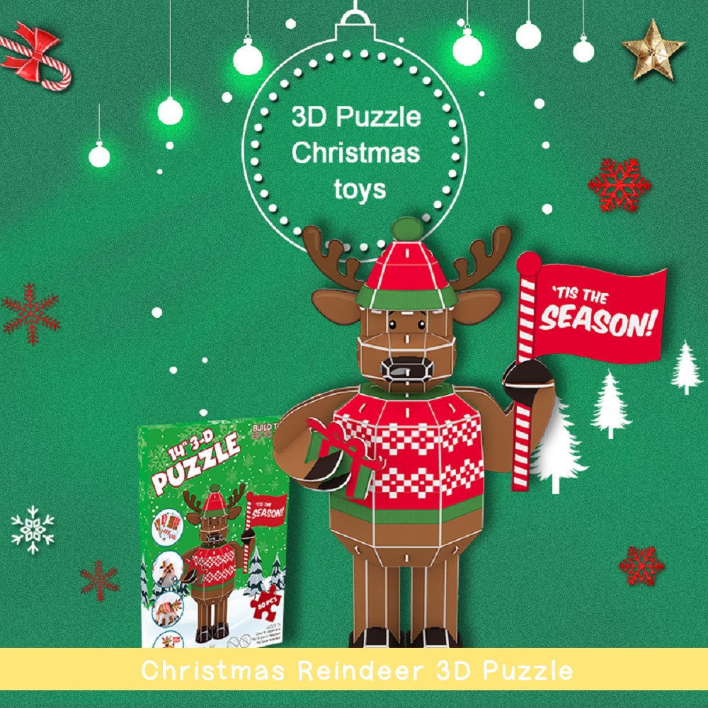 3D Puzzle Seasonal Gift DIY Reindeer