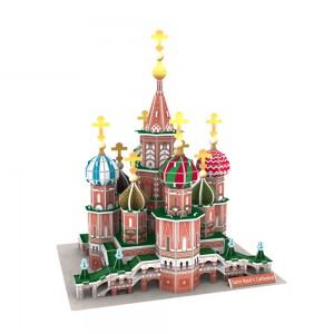 Best Selling Product World Famous Building Saint Basil’s Cathedral 3D Puzzle A0118