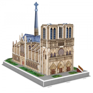 3D Puzzle Handmade Education Toy for Kids World Famous Architectural Notre Dame de Paris A0119