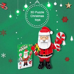 3D Puzzle Manufacturer Design & Produce Arts and Crafts DIY Holiday Gift 3D Puzzle Snowman  C0810
