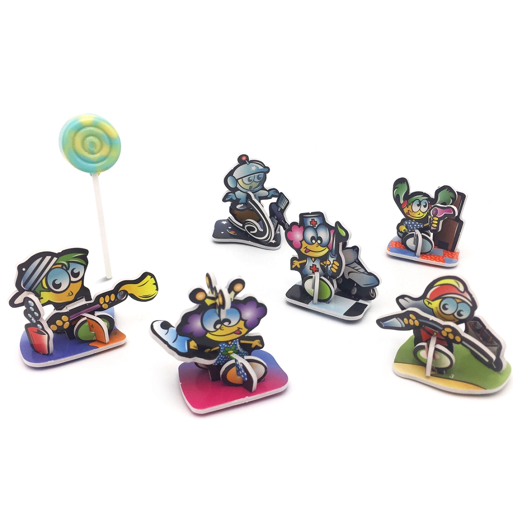 BSCI Certified Factory Promotional Items for Confectionery Industry Customized 3D Puzzle Cartoon Figures – P0208 Featured Image