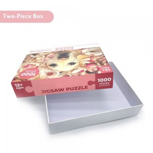 Custom Two Piece Rigid Boxes Consist of Top Lid and Bottom Base Tray PB019