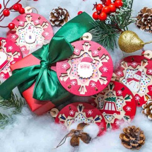 UV Printing Laser Cut Wooden Ornaments Make Thoughtful Heirloo WB014m Gifts For Any Age DIY Wood Craft