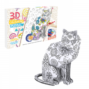 3D-djurpussel DIY-kit för vuxna Abstrakt konstdekor djur G0408P