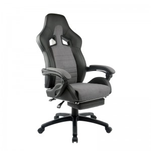 Big Size Full Fabric Gaming Chair with LED Light Cover High Back for Gamer