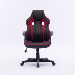 Gaming Chair Video Game Chair Computer Desk Chair Racing Style Gamer Chair Leather High Back Office Chair With Lumbar Support Wide Seat(Black)