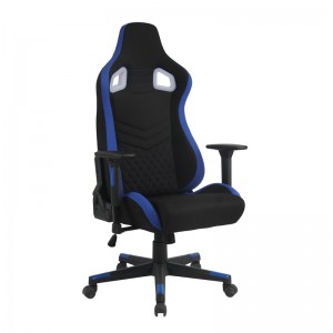 Big Size Full Fabric Gaming Chair with LED Light Cover High Back for Gamer