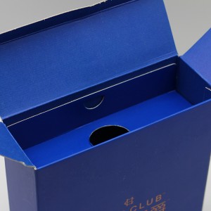 F Flute CMYK Print Spot UV Corrugated Packaging Box for men’s perfume