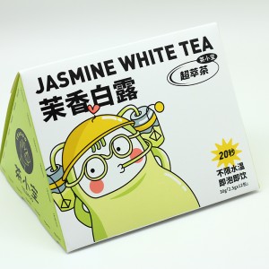 Jasmine Tea Bags Packaging Gable Packaging Box Inside Print