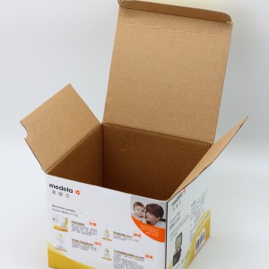 Snap Lock Bottom Corrugated Packaging Box Custom Print for Portable Ice Packaging