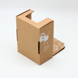 Custom Print Kraft Paper Display Box E Flute Corrugated Cardboard for Handmade Soap