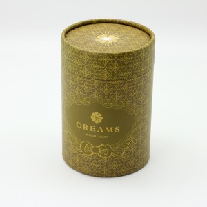 Bakery Packaging Cylinder Paper Box Tube 157gsm C2S Paper Box