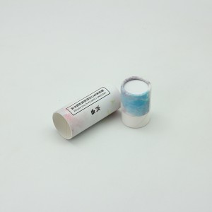 4c Print Lip Balm Paper Tube Box For Cosmetic Packaging