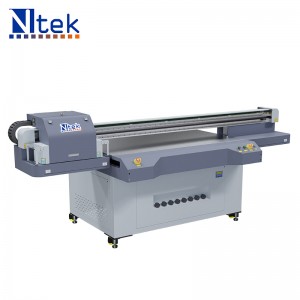 UV led Flatbed Printer with Gh2220 printhead CMYK Lc Lm white and varnish