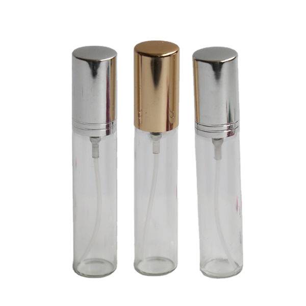 New Arrival China Glass Tube Borosilicate - 9ml glass test tube bottles with aluminum sprayer and lid  – NTGP