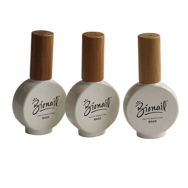 Customized nail polish bottle with bamboo cap Featured Image