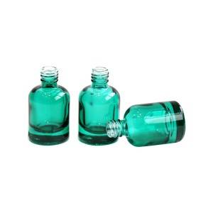 High reputation China SRS Painting Green Color 10ml Thick Glass Roller Ball Bottle