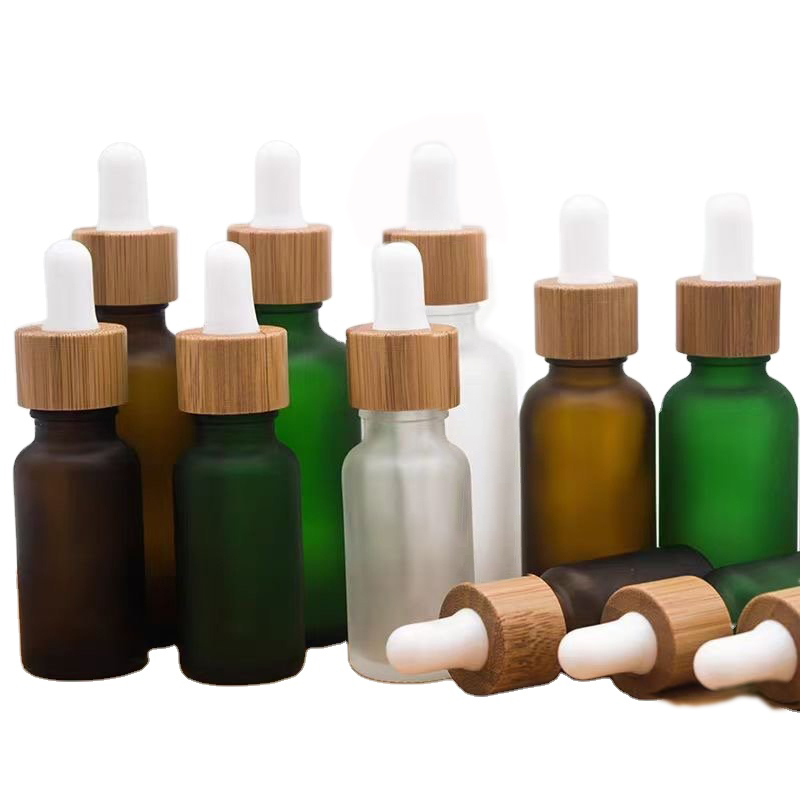 Essential oil bottles with bamboo dropper Featured Image