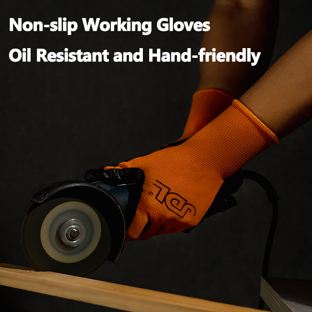 Non-slip Working Gloves Oil Resistant and Hand-friendly