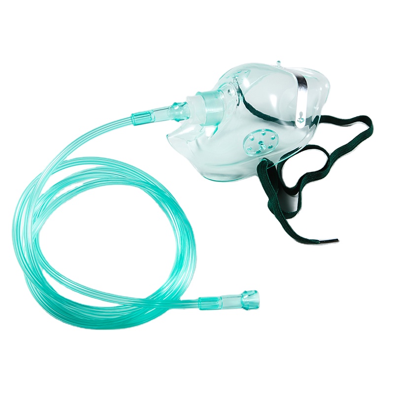 Cheapest price,Disposable Oxygen Mask With Tubing child size L, Adult standard.