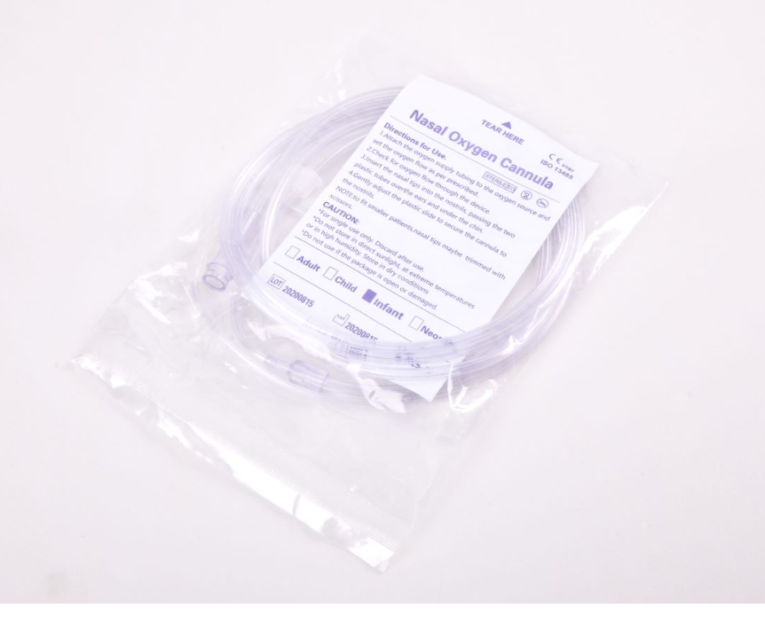 Nasal Oxygen Cannula 2.1m 7ft/2.6m 9ft    size XS neonate
