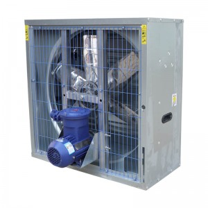 Galvanized frame explosion-proof exhaust fan for workshop smoke exhaust