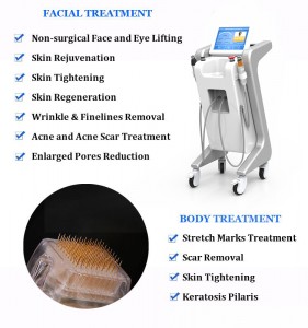 5mhz RF skin professional machine wrinkle removal microneedle therapy