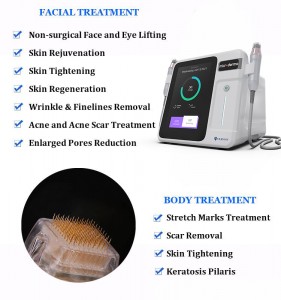 Effectively remove acne stretch marks radio frequency micro-needle beauty machine