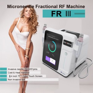 25pin 49pin 81pin golden microneedling rf fractional machine for home use skin tightening