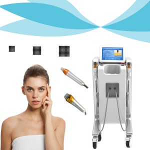 RF microneedling wrinkle treatment beauty machine clinic use